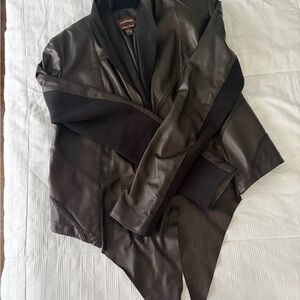 Danier Black Italian Leather Jacket